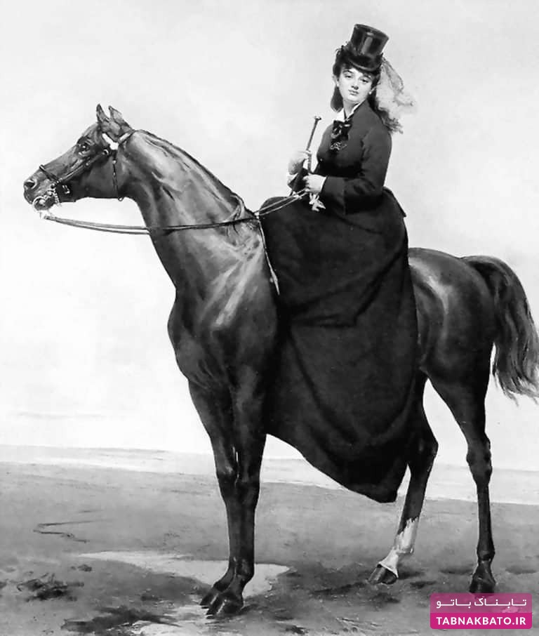 اسب سواری عجیب زنان در قدیم