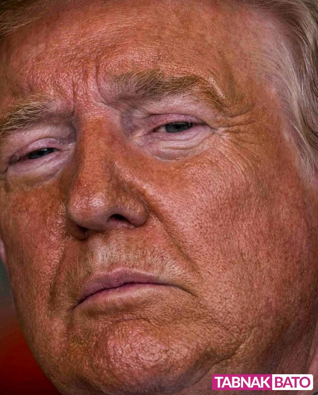 عکس واضحی از ترامپ که رنگ مورد علاقه‌ی او را افشا می‌کند
