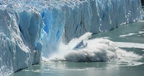 تصاویر هولناک از آب‌ شدن یخ‌های قطبی