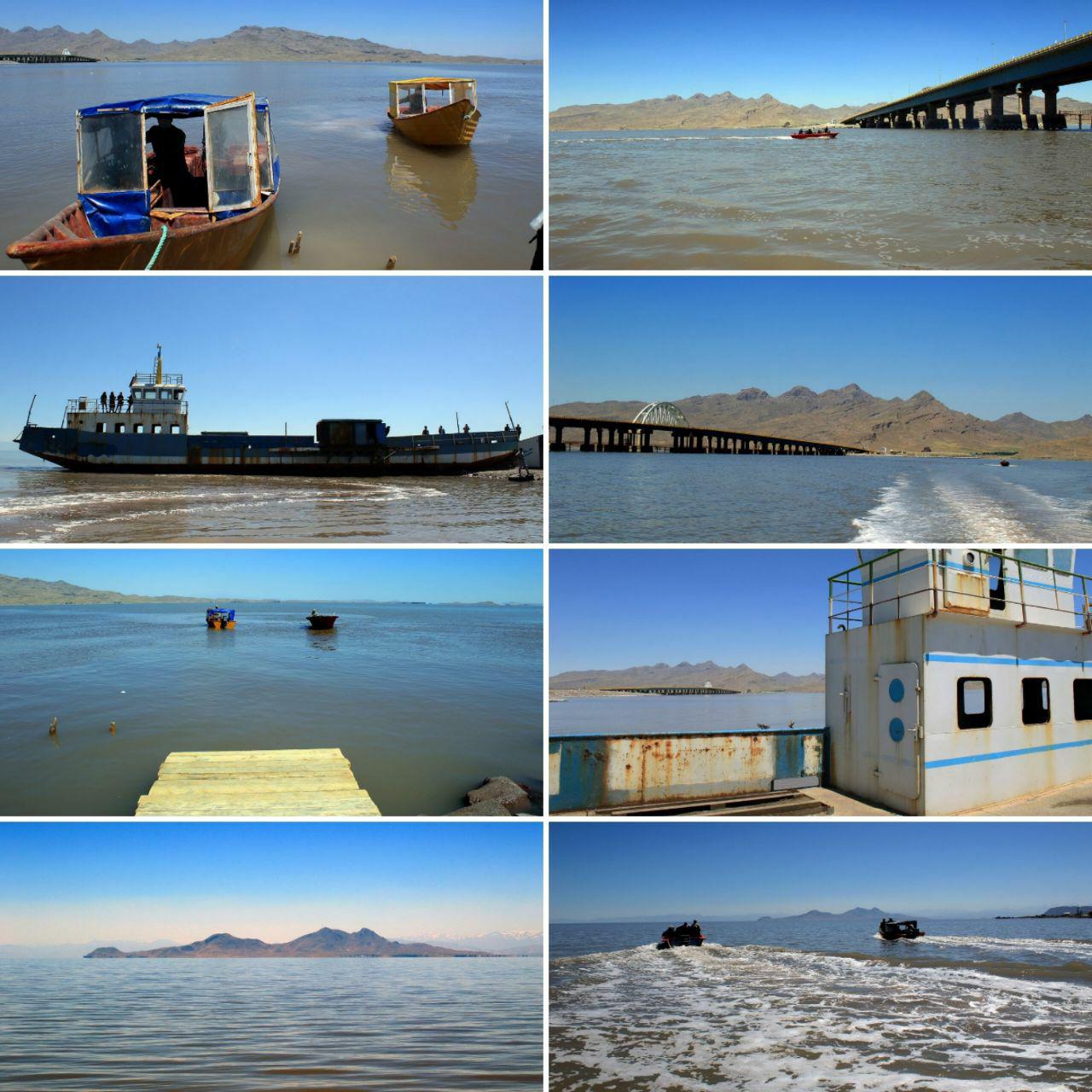 حال خوب دریاچه ارومیه +عکس