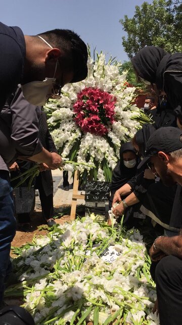 مراسم تشییع و خاکسپاری سیروس گرجستانی