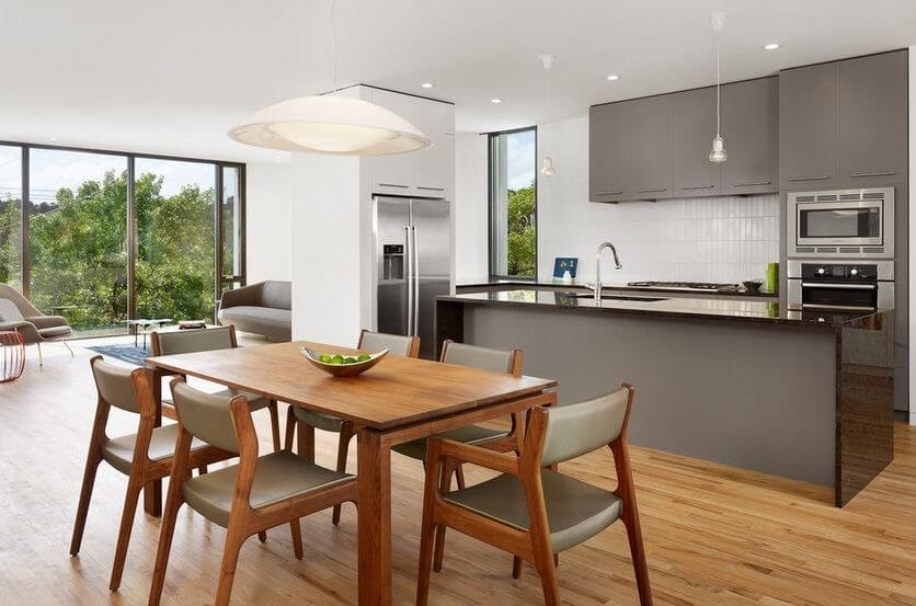 ایده های منحصر به فرد برای طراحی کابینت آشپزخانه به رنگ خاکستری