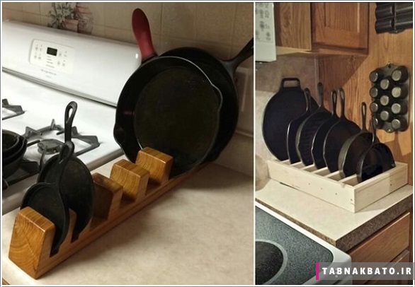 ترفندهای جاسازی ظروف در آشپزخانه