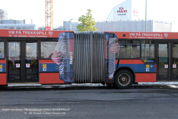 خلاقانه‌ترین و زیباترین تبلیغات اتوبوسی