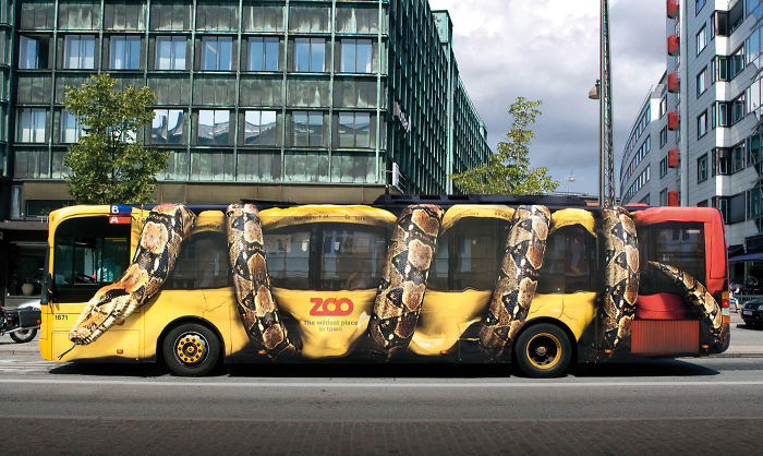 خلاقانه‌ترین و زیباترین تبلیغات اتوبوسی