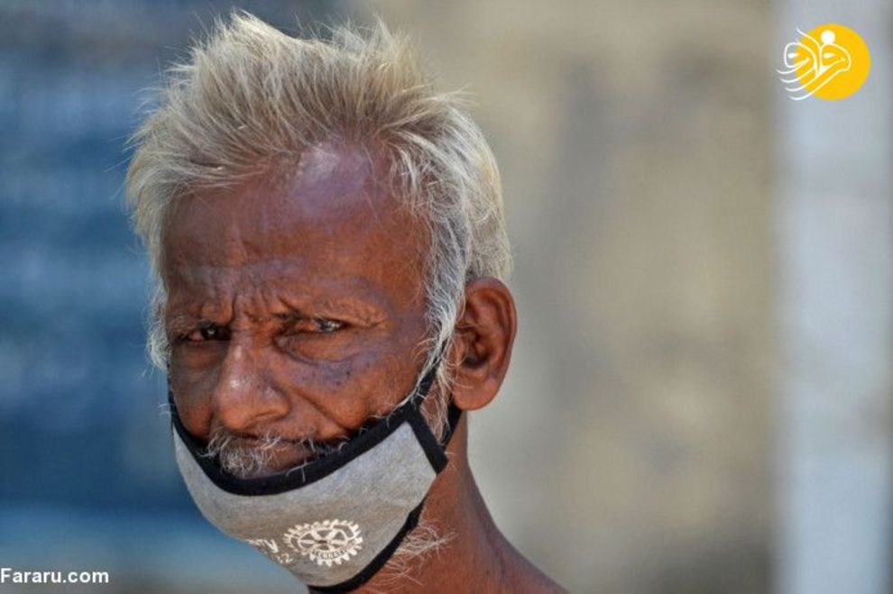دهن کجی هندی‌ها به ماسک زدن!