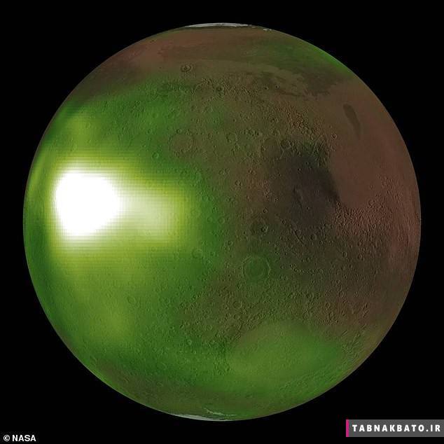 شگفتی دانشمندان از رنگ سبز در سیاره سرخ