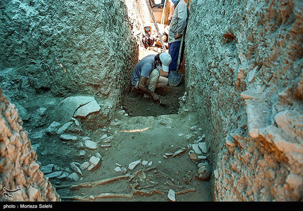 کشف دومین اسکلت بانوی اشکانی در اصفهان +عکس