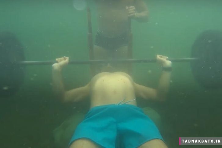 عجیب‌ترین رکوردزنی در زیر آب