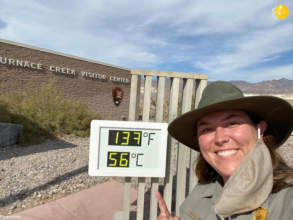 ثبت گرم ترین دمای هوا در دره مرگ +‌ عکس