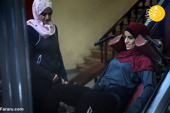 نخستین مربی زن رشته بدنسازی در غزه +عکس