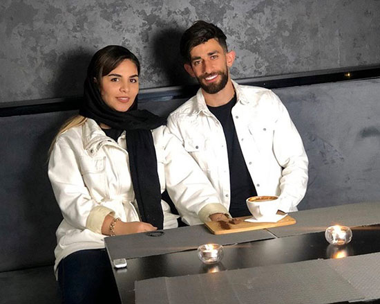 اولین زن و شوهر ایرانی در فوتبال اروپا+عکس