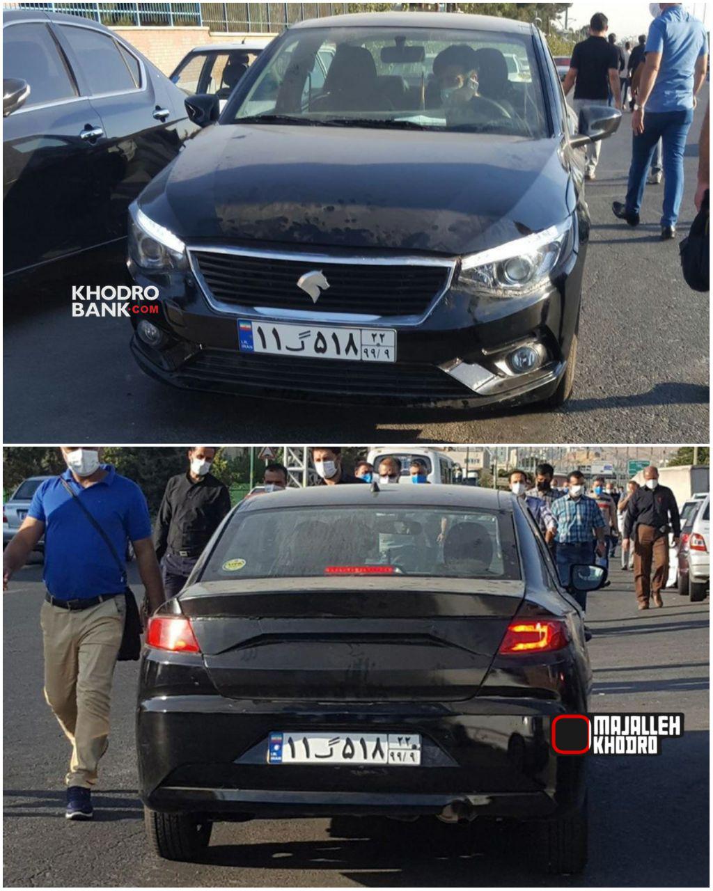 ایران خودرو K-132 با چهره‌ای متفاوت در خیابان دیده شد+ عکس