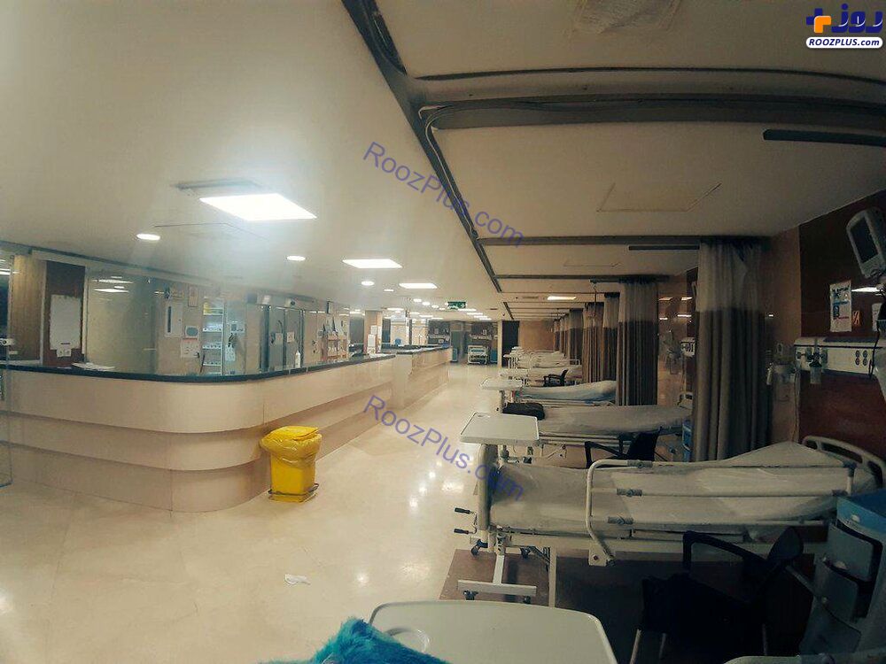 بیمارستان سینا از بیماران کرونایی خالی شد؟ + عکس