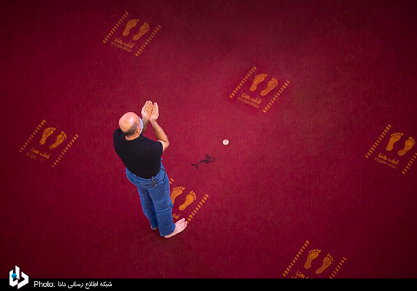 نماز با رعایت فاصله اجتماعی در کربلا + عکس