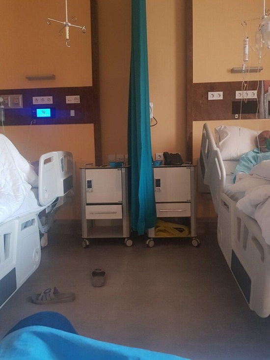 همسر «نادران» هم در بیمارستان بستری شد