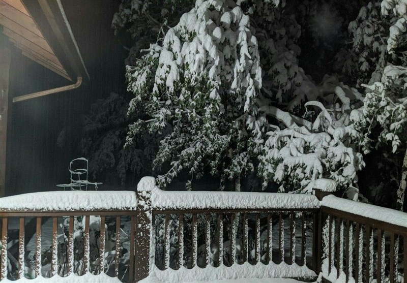بارش برف ۴۰ سانتی در شهر‌های آمریکا+تصاویر