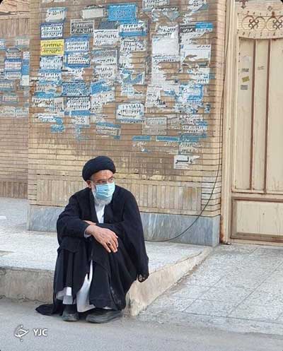 تصویری از امام جمعه اهواز در روضه خیابانی