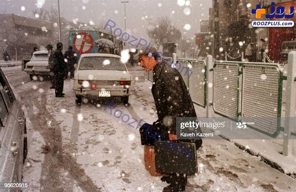 تهران برفی در دهه هفتاد+عکس