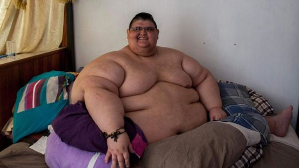 چاق‌ترین مرد جهان کرونا را شکست داد +عکس