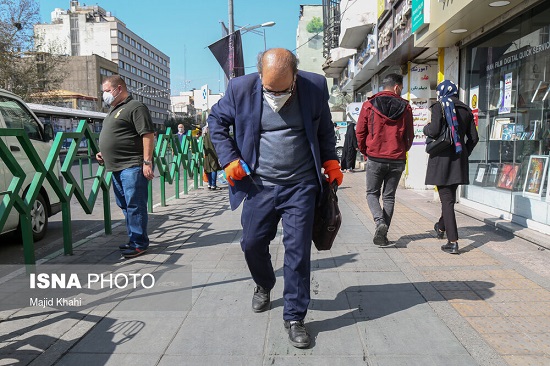 تهران در اولین روز اجباری شدن ماسک +عکس