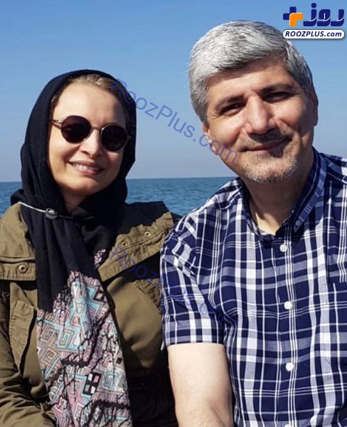 مریم کاویانی و همسر معروفش کنار دریا+عکس