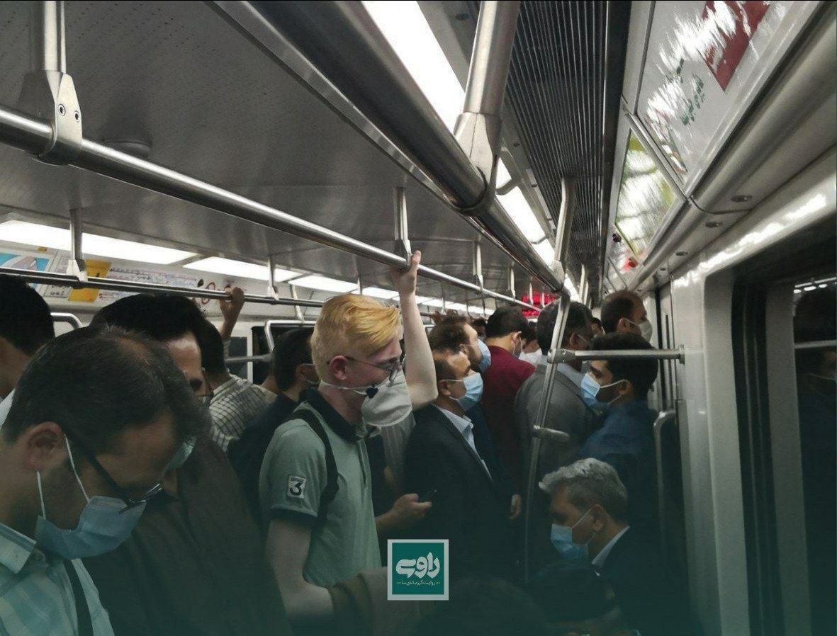 و‌ضعیت مترو‌ در روز قرمز تهران+ عکس
