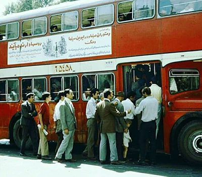 اتوبو‌س‌های دوطبقه‌ در تهران+ عکس