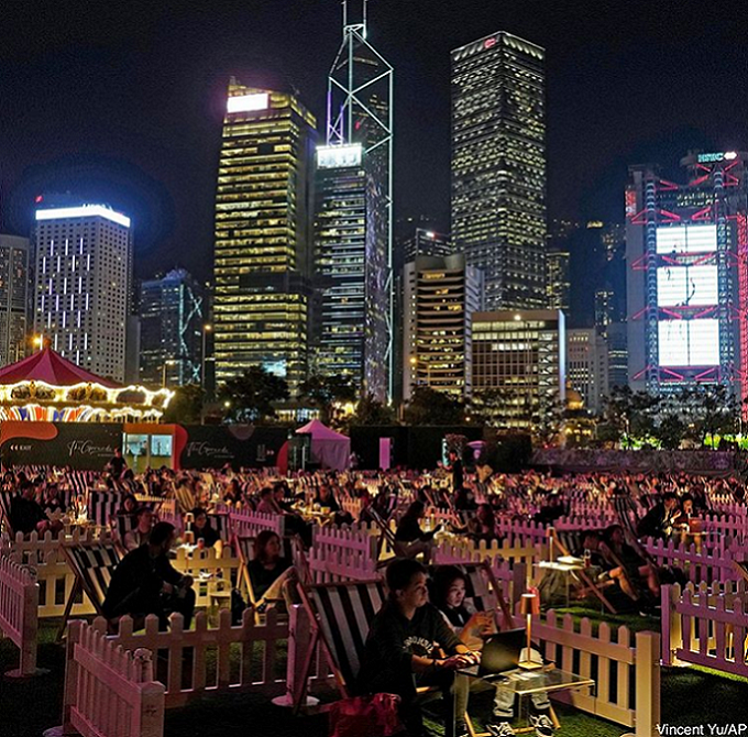 افتتاح پارک تفریحی متفاوت با طراحی فاصله اجتماعی در هنگ کنگ + عکس