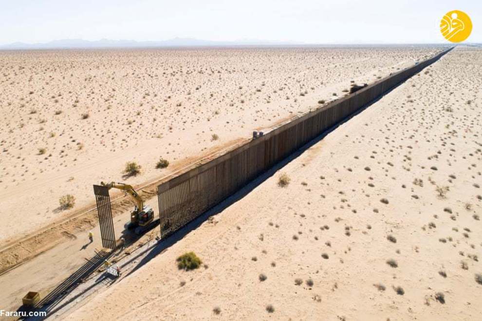 عبور حیوانات از دیوار مرزی آمریکا و مکزیک + عکس