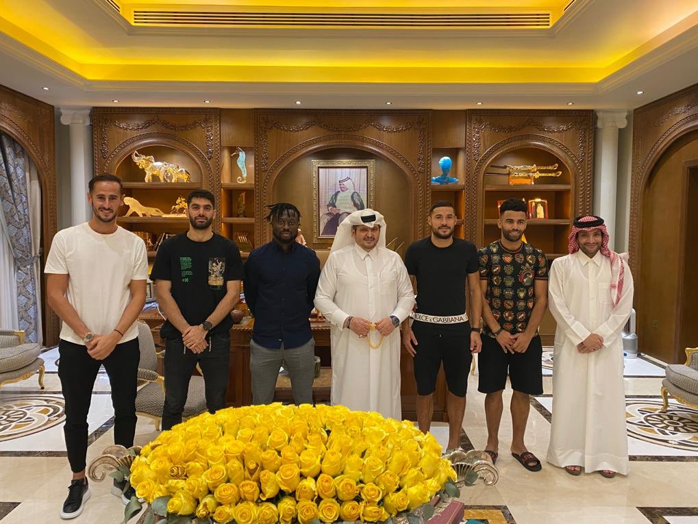 کریمی با رئیس باشگاه قطر دیدار کرد+عکس