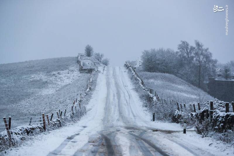 عکس/ بارش برف در انگلیس