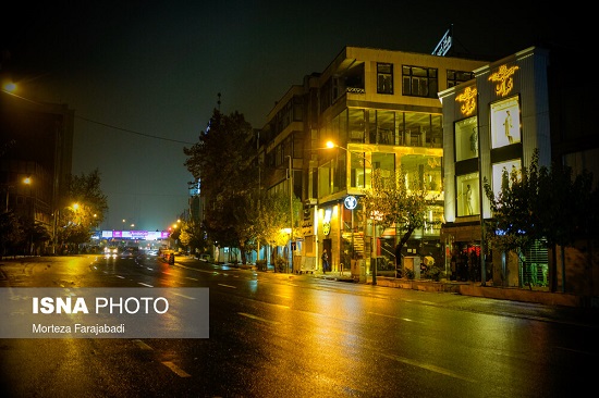 محدودیت تردد شبانه در تهران +عکس