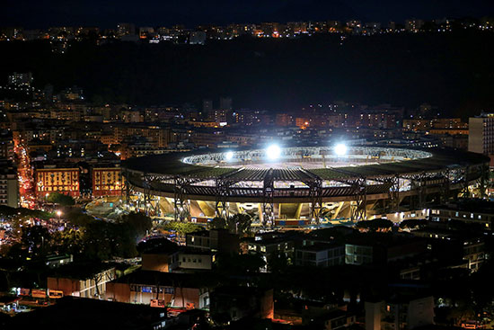 شهر ناپل در شب درگذشت دیگو مارادونا +عکس