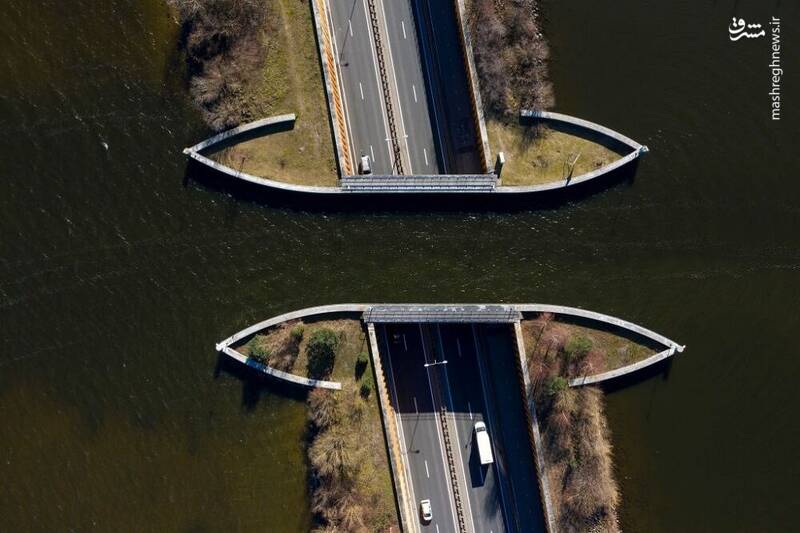 خاص‌ترین پل آبی هلند+عکس