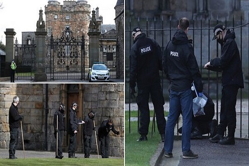 کشف بسته مشکوک به بمب در کاخ ملکه انگلیس