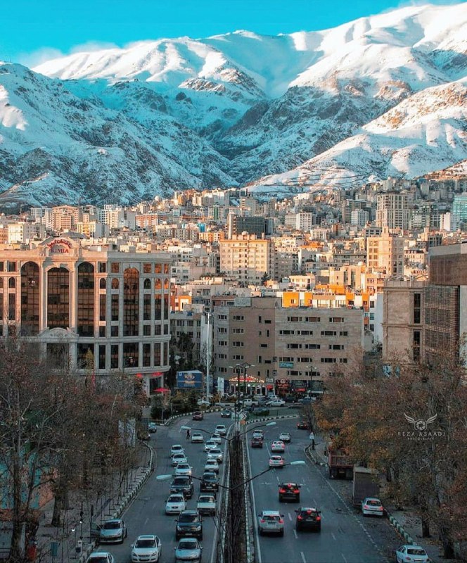 هوای فوق العاده پاک تهران در بهار + عکس