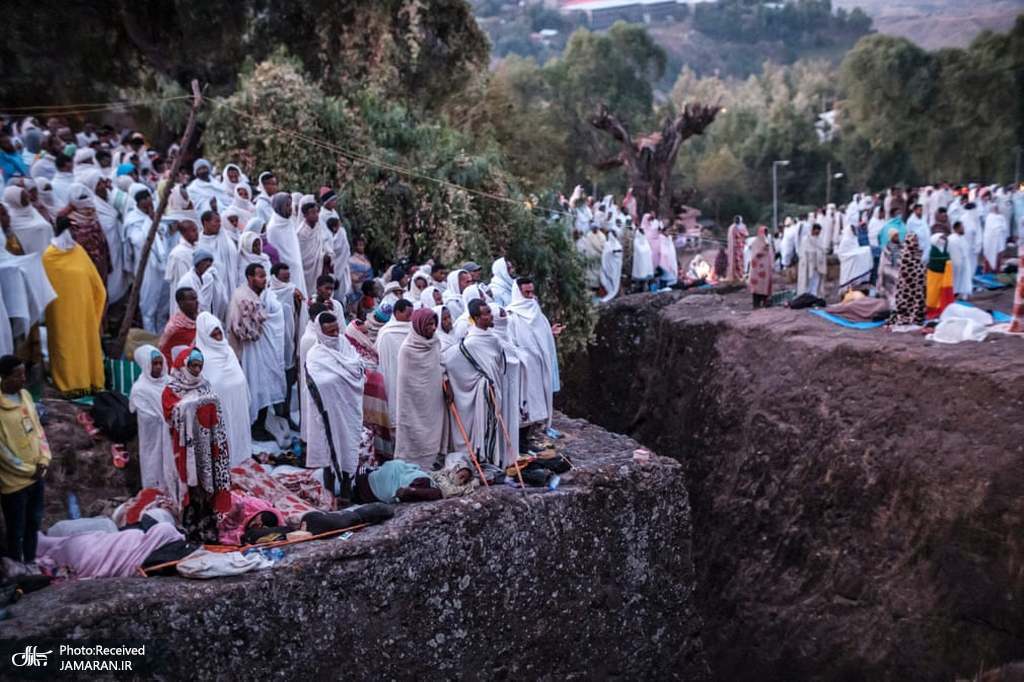 جشن کریسمس مسیحیان ارتدکس اتیوپیایی