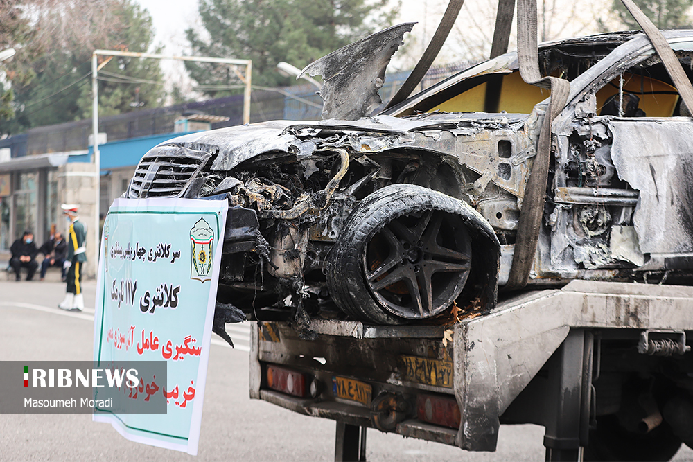 آتش سوزی و تخریب عمدی خودروهای گران قیمت
