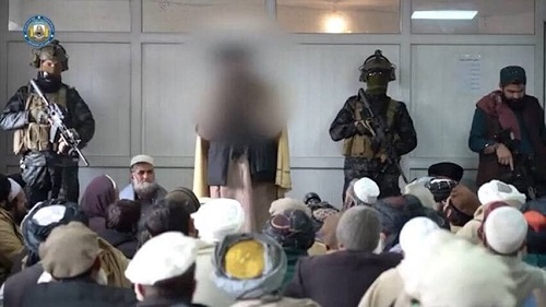 چهره این وزیر طالبان نباید دیده شود