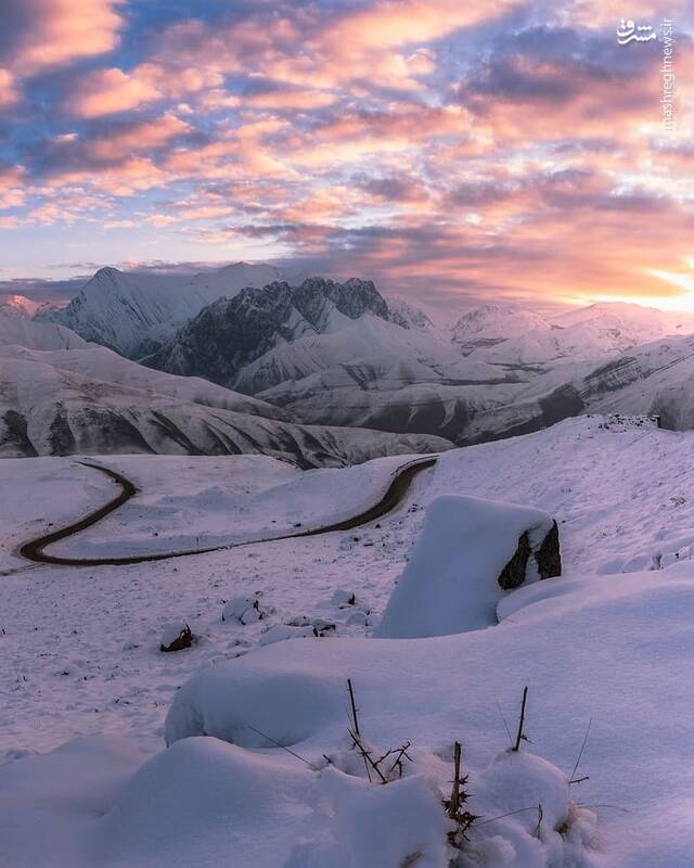 زمستان تماشایی کوه‌های البرز