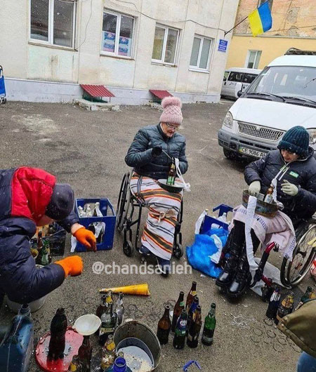 قابی از زنان معلول اوکراینی که پربازدید شد