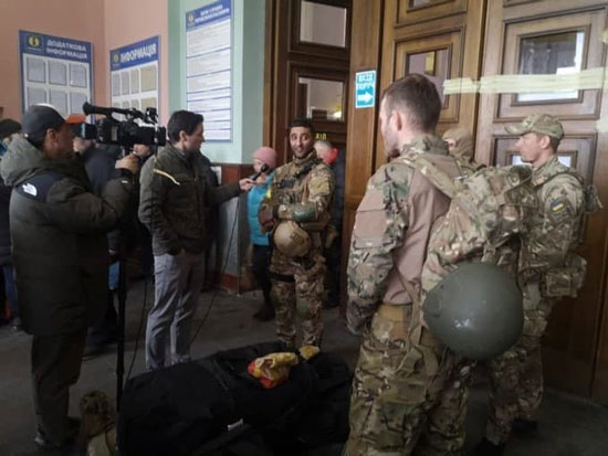 ورود اولین نیروهای داوطلب انگلیس به اوکراین