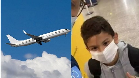 این پسر ۹ساله ۲۷۰۰کیلومتر با هواپیما پرواز کرد