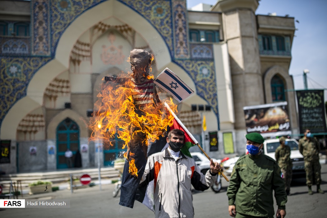 روز قدس و حضور تهرانی ها در میدان فلسطین + عکس