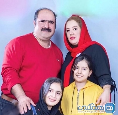 سلمانِ سریال «نون خ» در کنار همسر و دخترانش