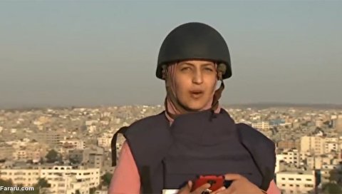 وحشت خبرنگار از حملات هوایی در گزارش زنده