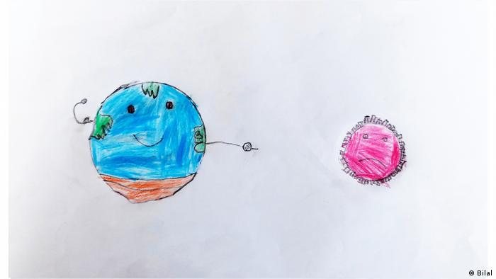 کرونا از نگاه کودکان دنیا در مسابقه نقاشی دویچه وله