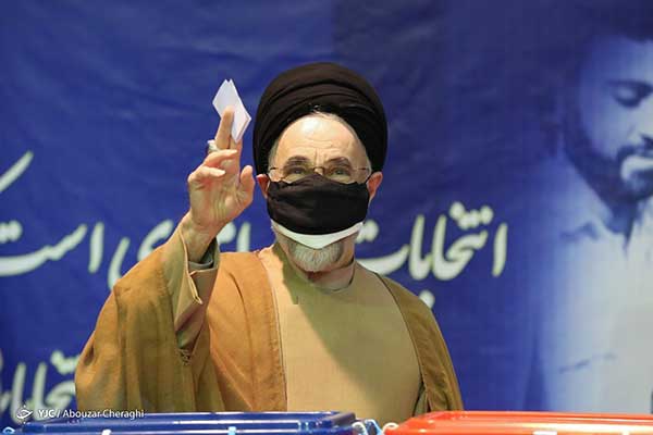 حاشیه تصویری از حضور محمد خاتمی در جماران