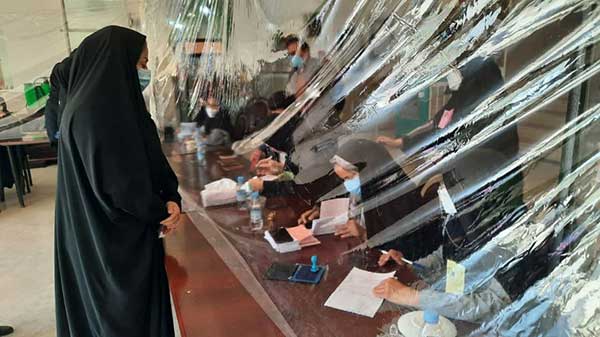 تصویری متفاوت از یک شعبه اخذ رای در مشهد